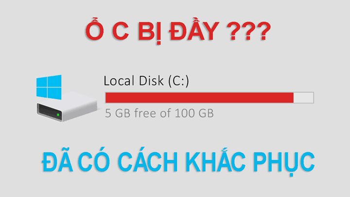 Giải pháp khắc phục khi ổ cứng máy tính bị đầy bất thường