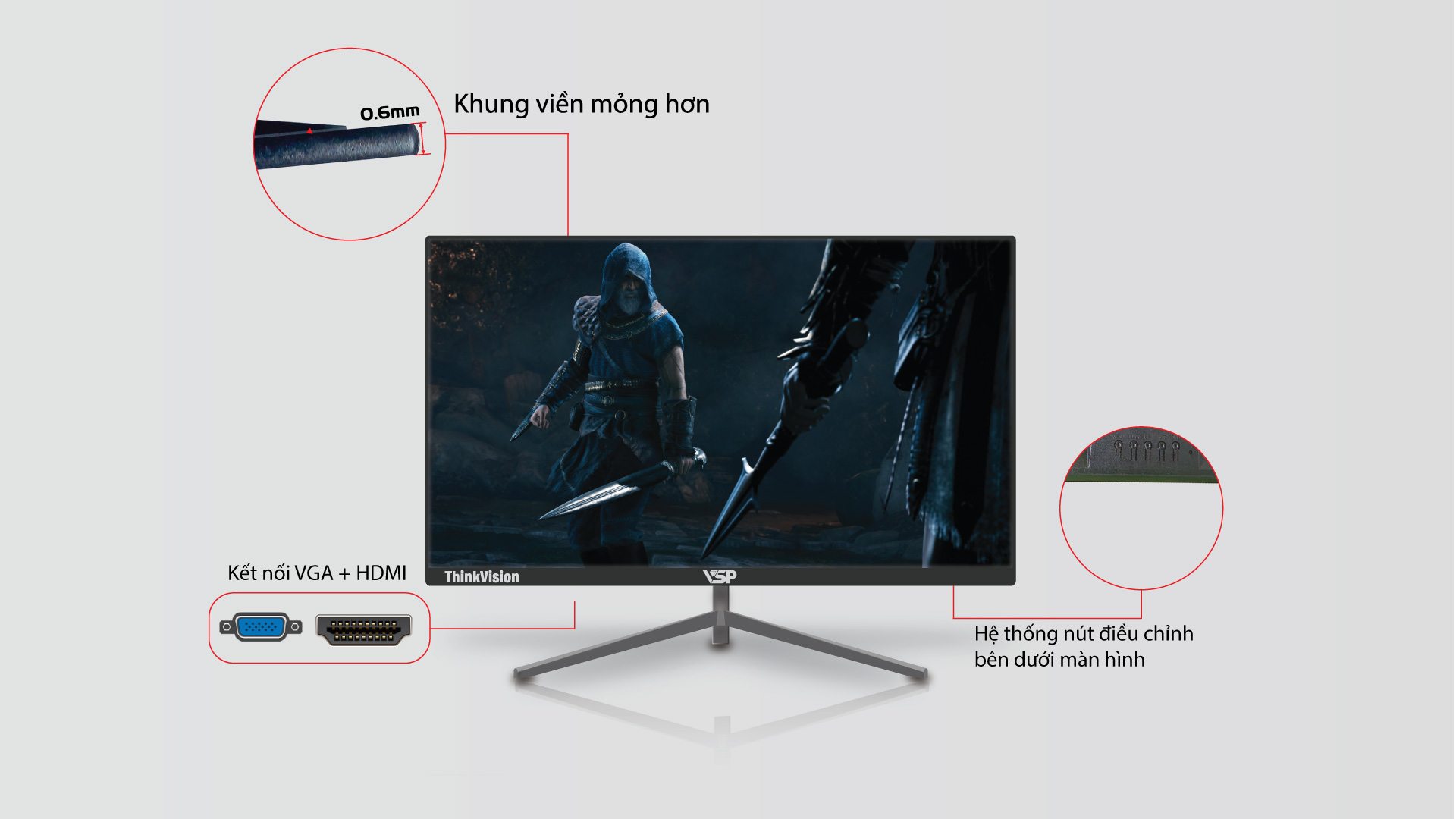 Màn hình LED ThinkVision 22inch V2211S