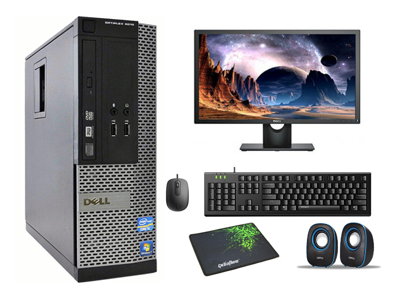 BỘ MÁY DELL i7-4770/8G/120G/MÀN 19.5