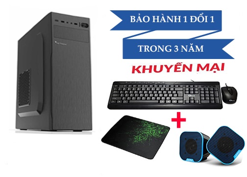 Main H410M Cpu i3-10100 Ram 8GB HDD 500G+SSD 256G